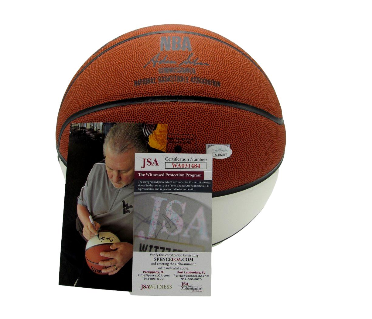 Bob Huggins Univ of West Virginia Signed/Auto Spalding Basketball JSA 165877
