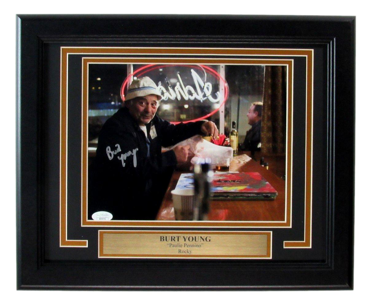 Burt Young Actor Signed/Autographed 8x10 Photo Framed JSA 163308