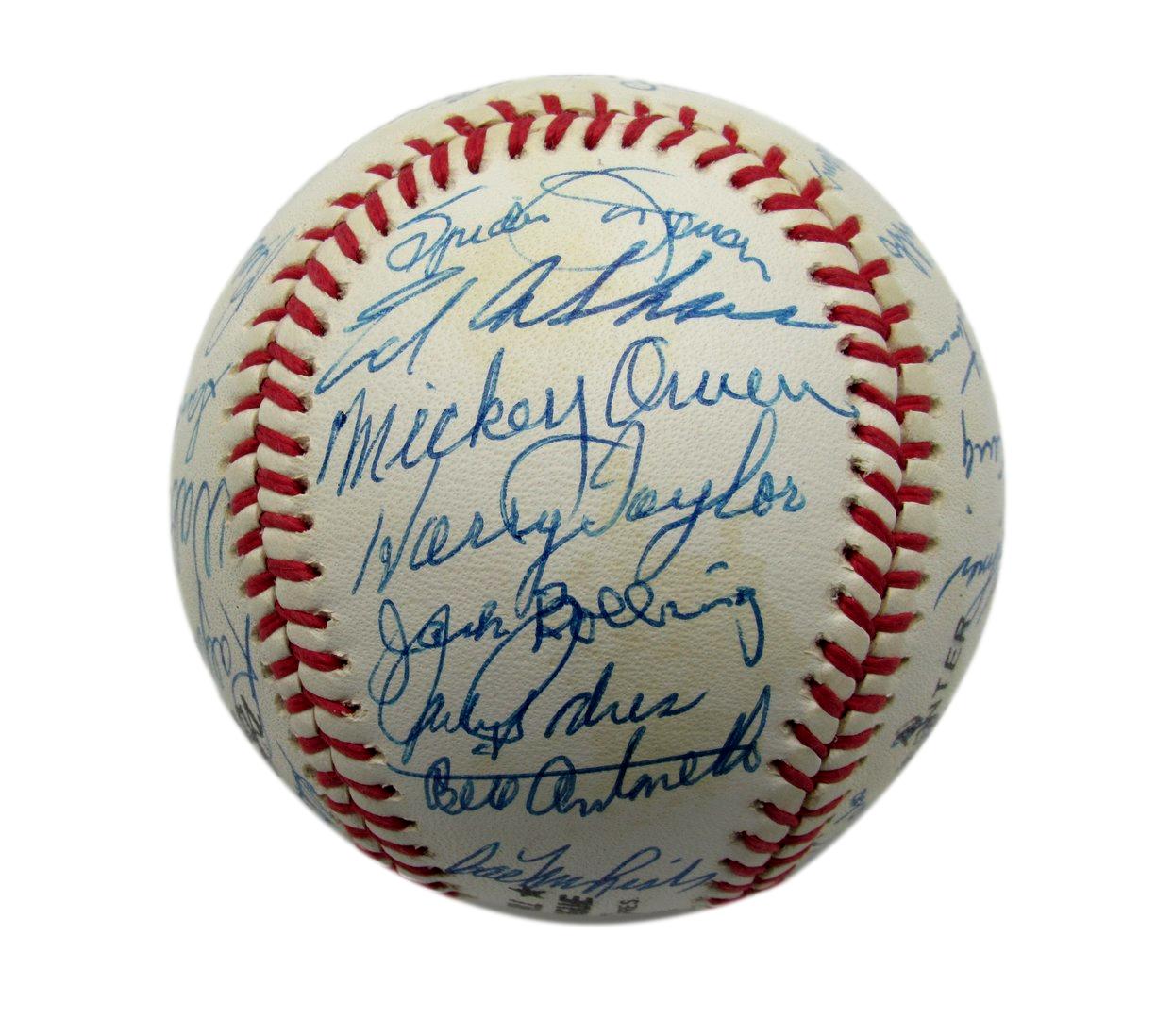 1940s & 50s Dodgers Greats ONL Multi Signed Baseball (26) Herman HOF 192213