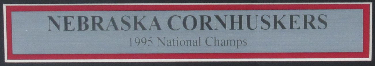 Nebraska 1995 National Champs The Lincoln Journal-Star Newspaper Framed 157899