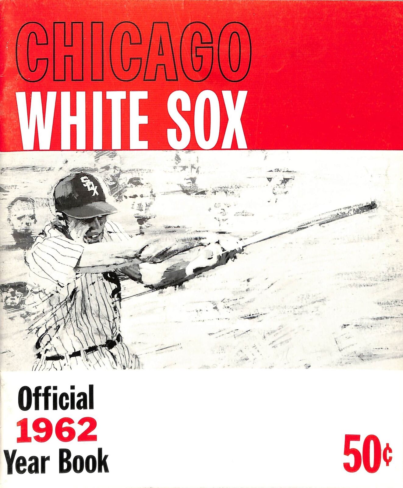 1962 Chicago White Sox Baseball Yearbook Aparicio, Fox, DeBusschere 180214