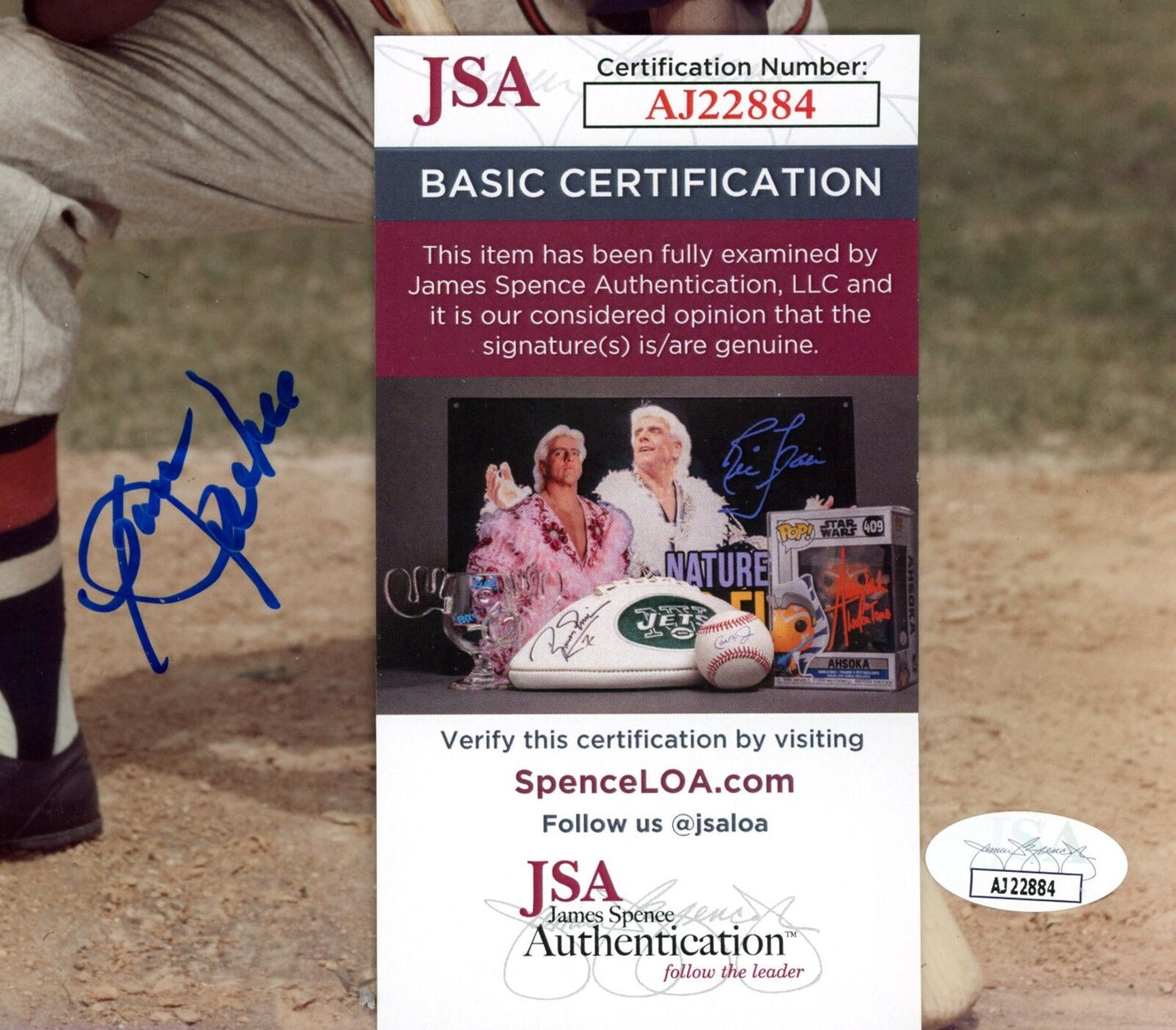 Sam Jethroe Autographed 8x10 Photo Boston Braves JSA 177863