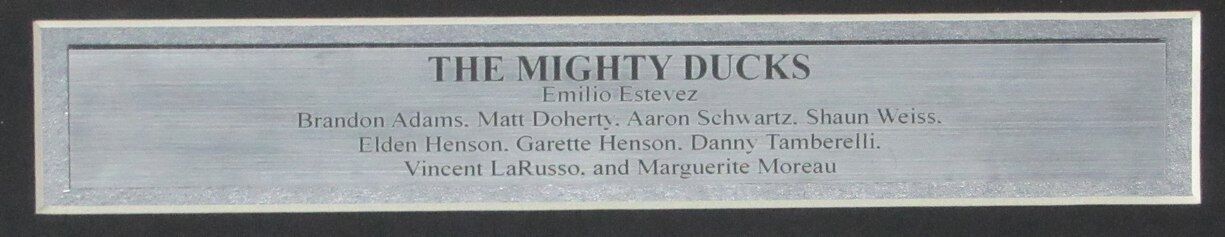 The Mighty Ducks Movie Signed 10 Cast w/ ESTEVEZ 16x20 Photo Framed JSA 166698