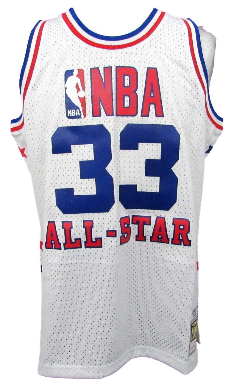 Larry Bird Autographed White NBA All-Star Mitchell & Ness Jersey PSA/DNA 179390