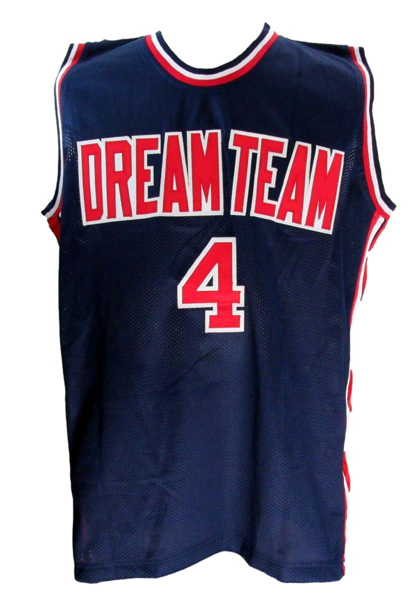 Christian Laettner Signed/Auto Custom Basketball Jersey Dream Team JSA 190527