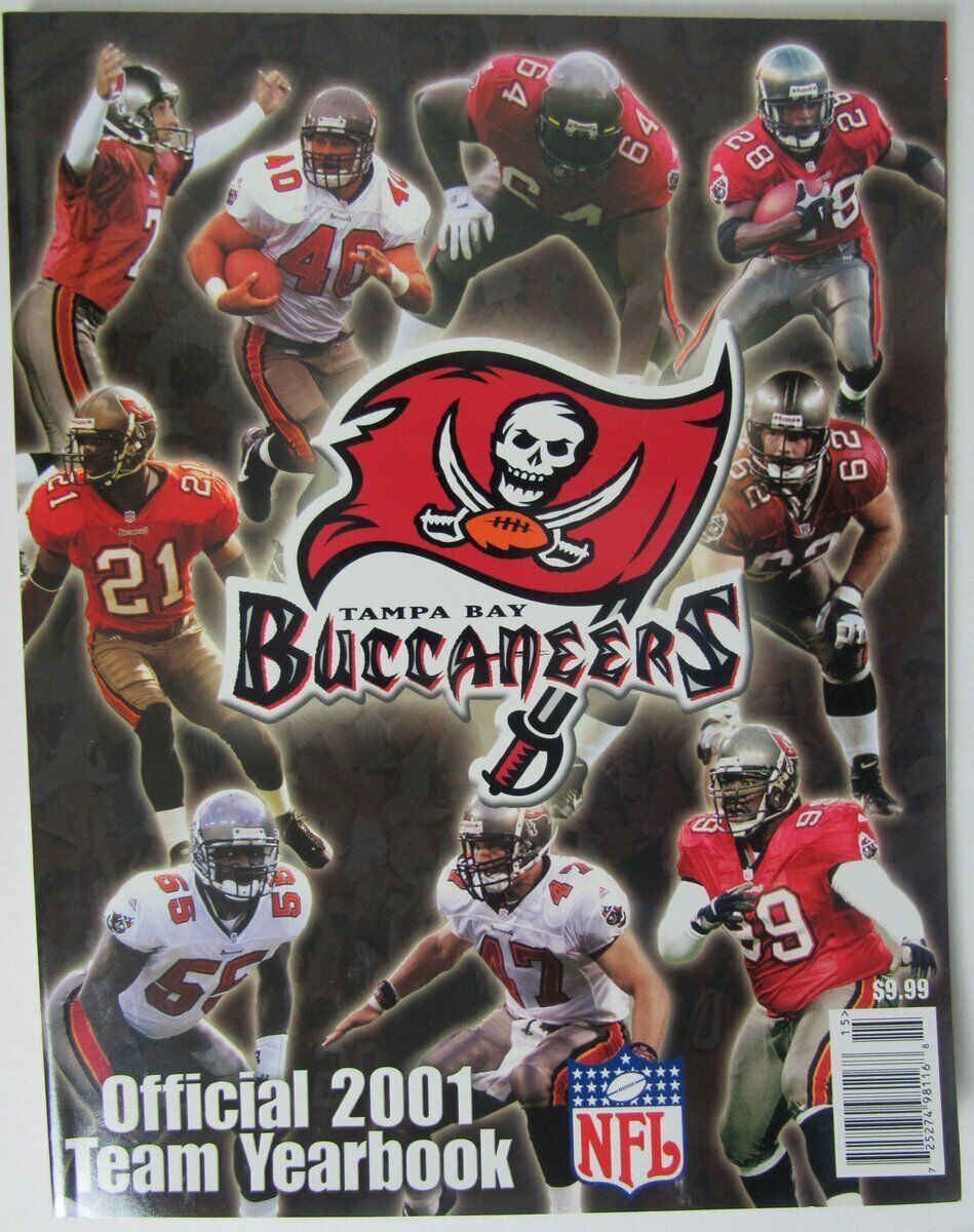2001 Tampa Bay Buccaneers NFL Football Official Team Yearbook 145950
