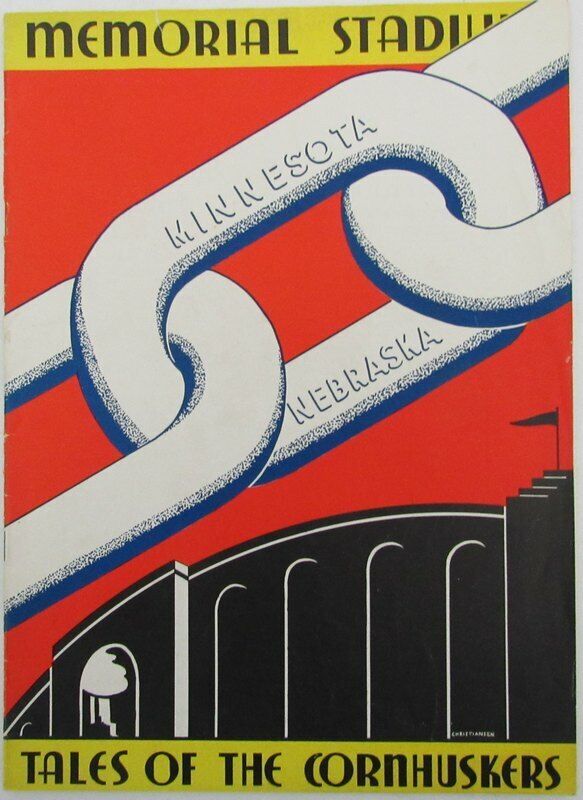 1939 Minnesota vs. Nebraska College Football Program 142953