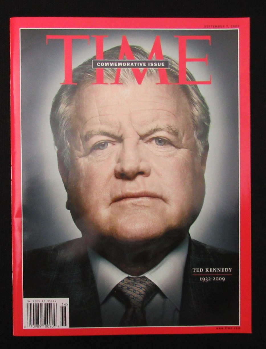 September 7, 2009 TIME Magazine Newstand NO LABEL Ted Kennedy Cover187396