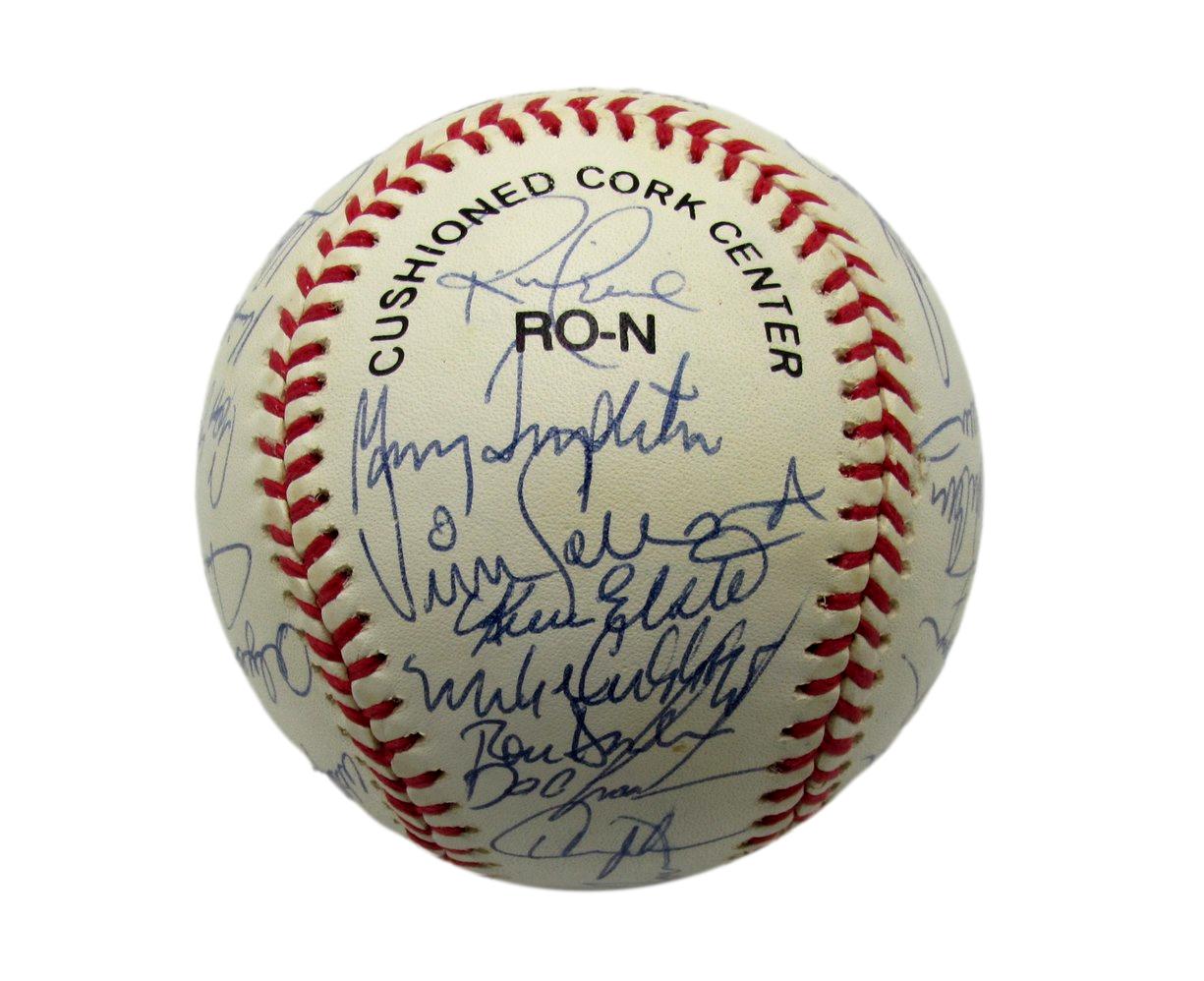 1991 Mets Team Autographed by 31 Harrelson Cone Gooden Viola ONL Baseball 182806