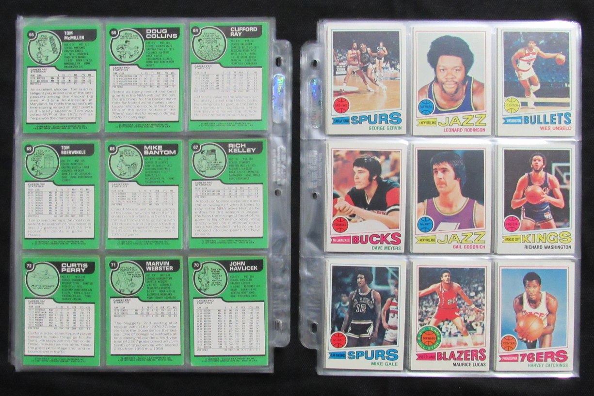1977-78 TOPPS Basketball Complete Set (132) Parish Maravich Abdul-Jabbar 190307
