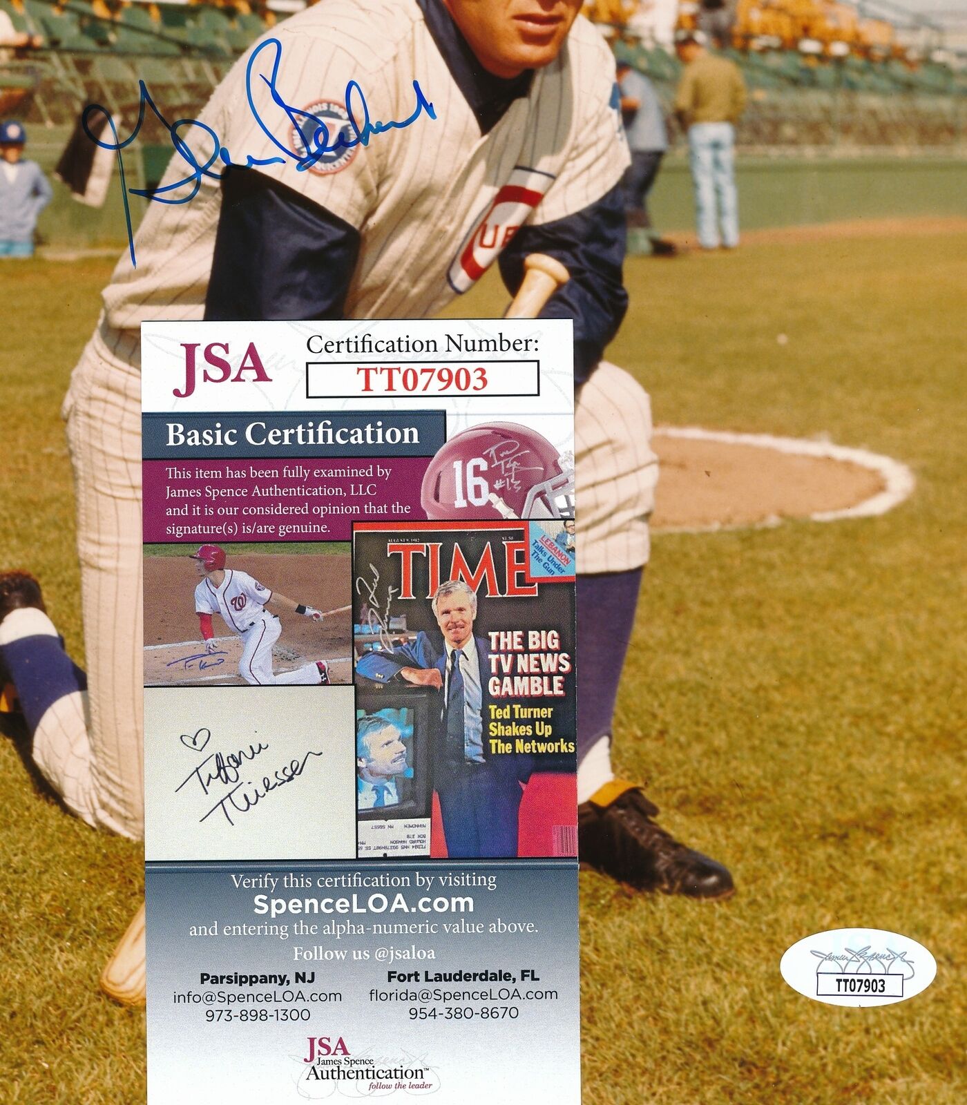 Glenn Beckert Chicago Cubs Signed/Auto 8x10 Photo JSA 165057
