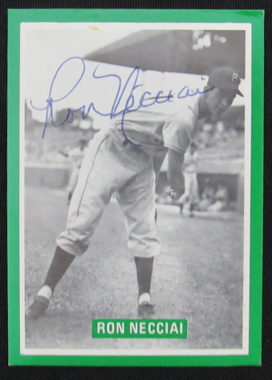 Ron Mecciai Pittsburgh Pirates Signed/Auto 1977 One Yr. Winners Card 150702