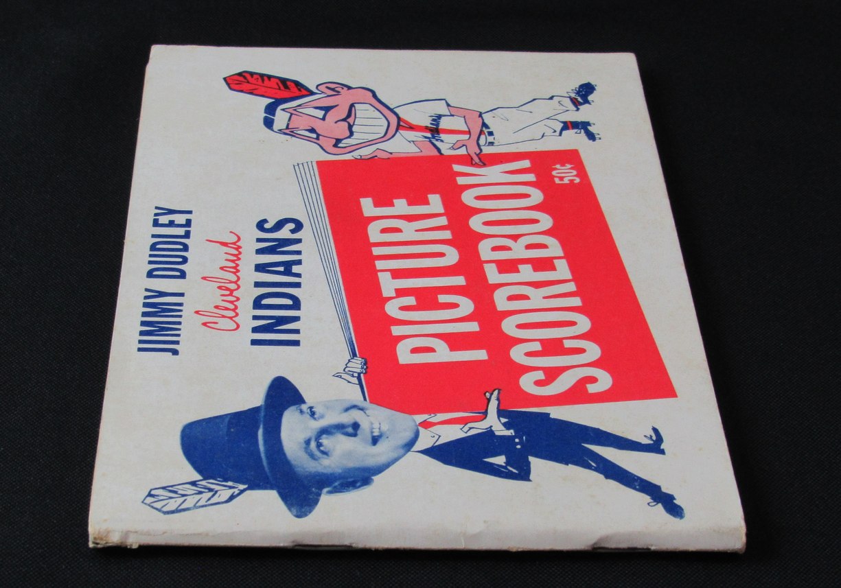 1957 Jimmy Dudley Cleveland Indians Picture Scorebook Roger Maris 189976