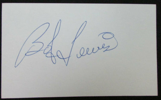 Bob Lewis North Carolina Tar Heels Signed Autographed 3x5 Index Card 151127