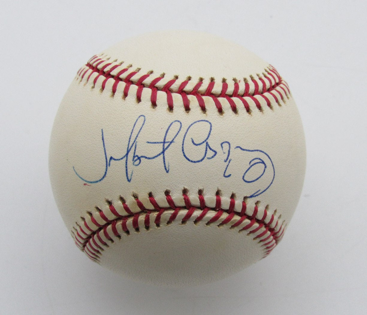 Jolbert Cabrera Autographed OML Baseball Cleveland Indians 180086