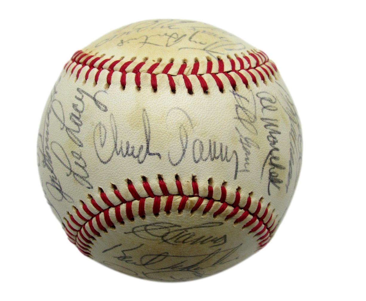 1979 Pirates ONL Team Signed Baseball (30) Stargell HOF Parker HOF PSA 192212