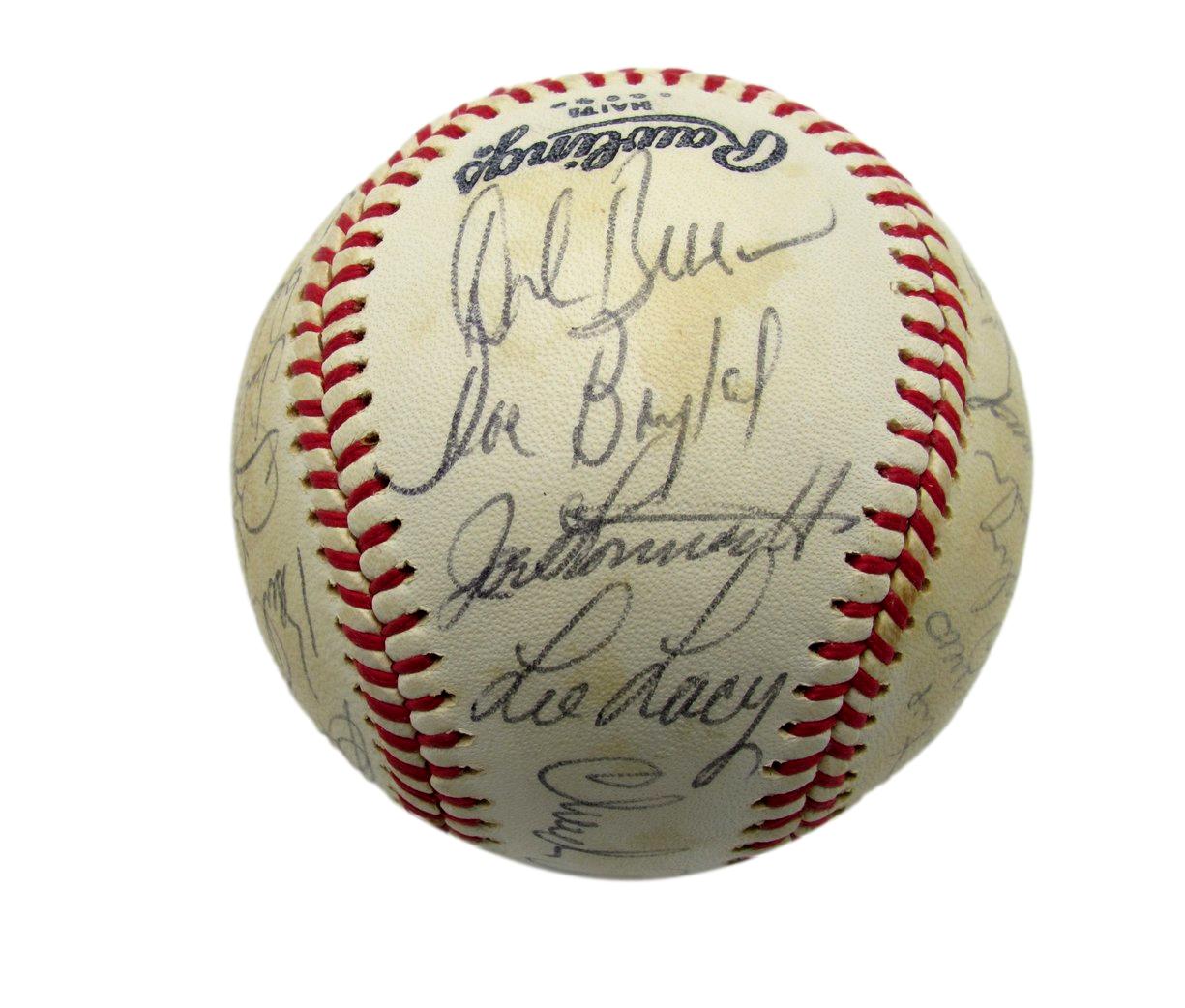 1979 Pirates ONL Team Signed Baseball (30) Stargell HOF Parker HOF PSA 192212