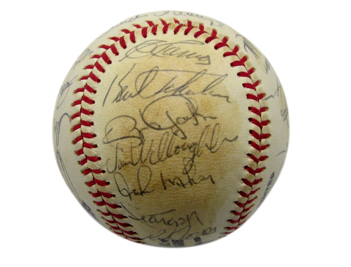 1979 Pirates ONL Team Signed Baseball (30) Stargell HOF Parker HOF PSA 192212
