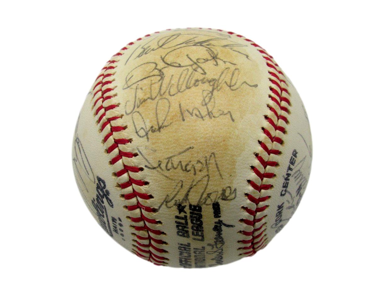 1979 Pirates ONL Team Signed Baseball (30) Stargell HOF Parker HOF PSA 192212