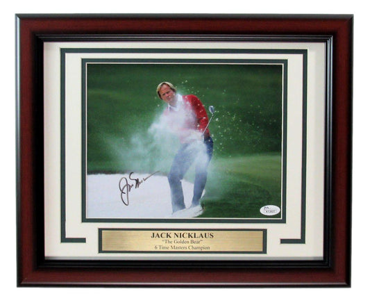 Jack Nicklaus PGA Signed/Autographed 8x10 Photo Framed JSA 192663