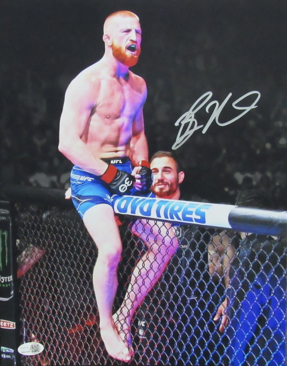 Bo Nickal UFC Autographed 11x14 Photo JSA 192677