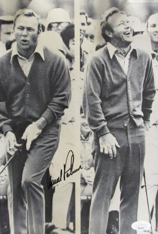 Arnold Palmer Signed/Auto 8x12 B/W Photo Collage PGA Golf Champ JSA 192666
