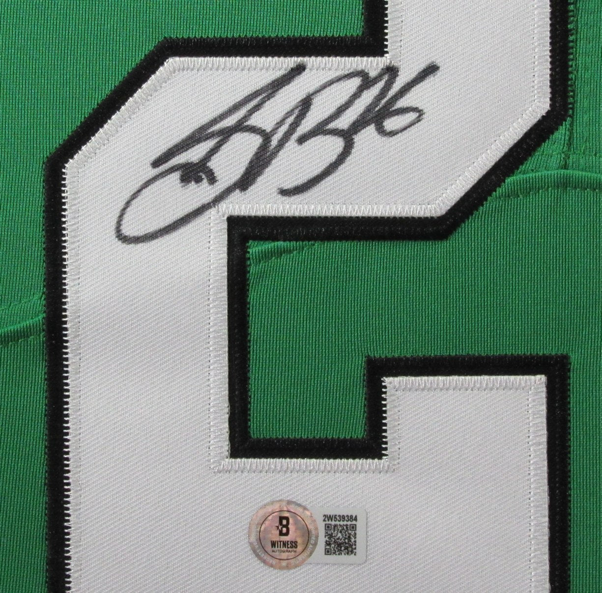 Saquon Barkley Signed Football Jersey Philadelphia Eagles Framed Beckett 193637