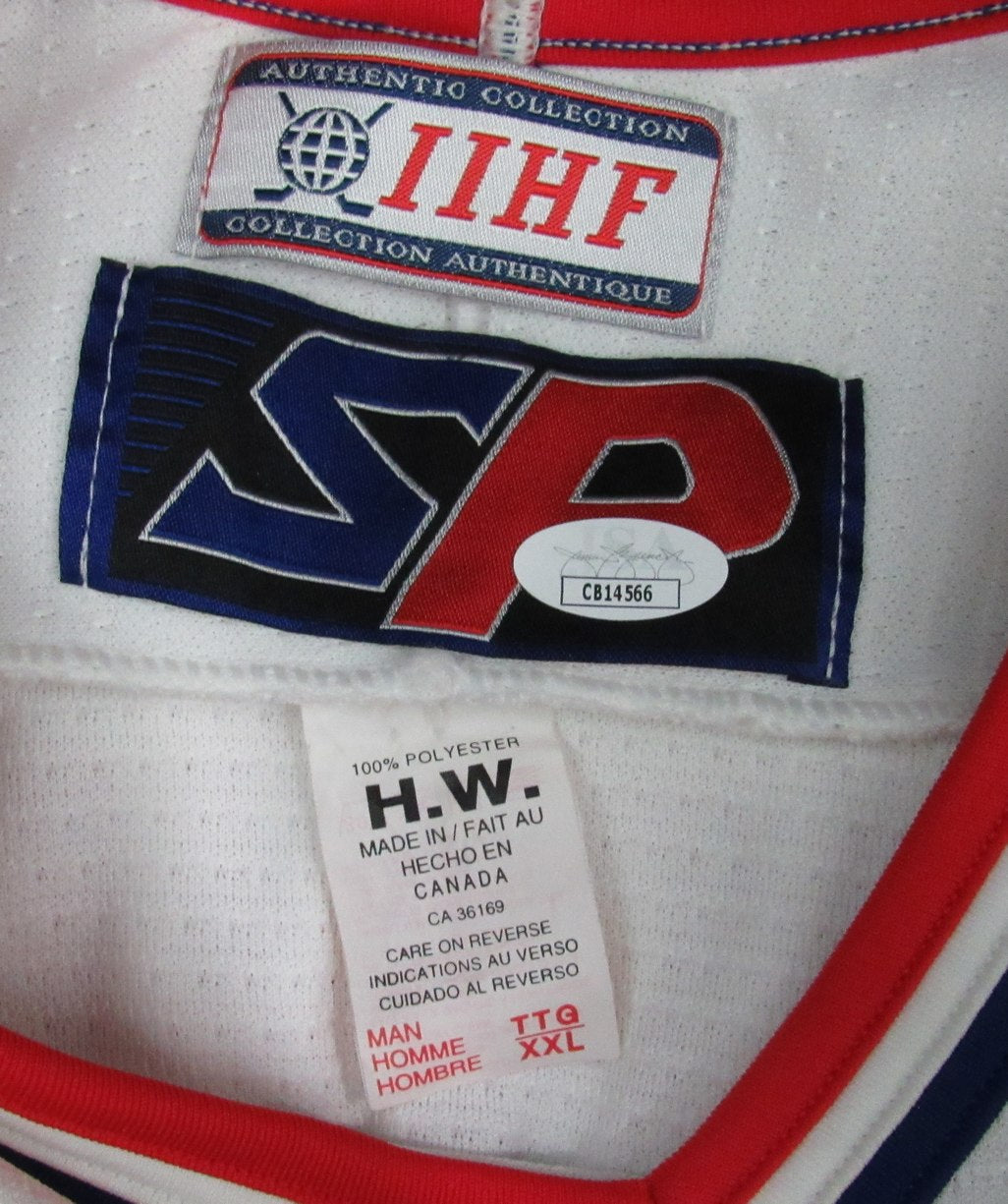 Frank Mahovlich HOF Signed/Autographed SP Hockey Jersey Hrvatska JSA 192689