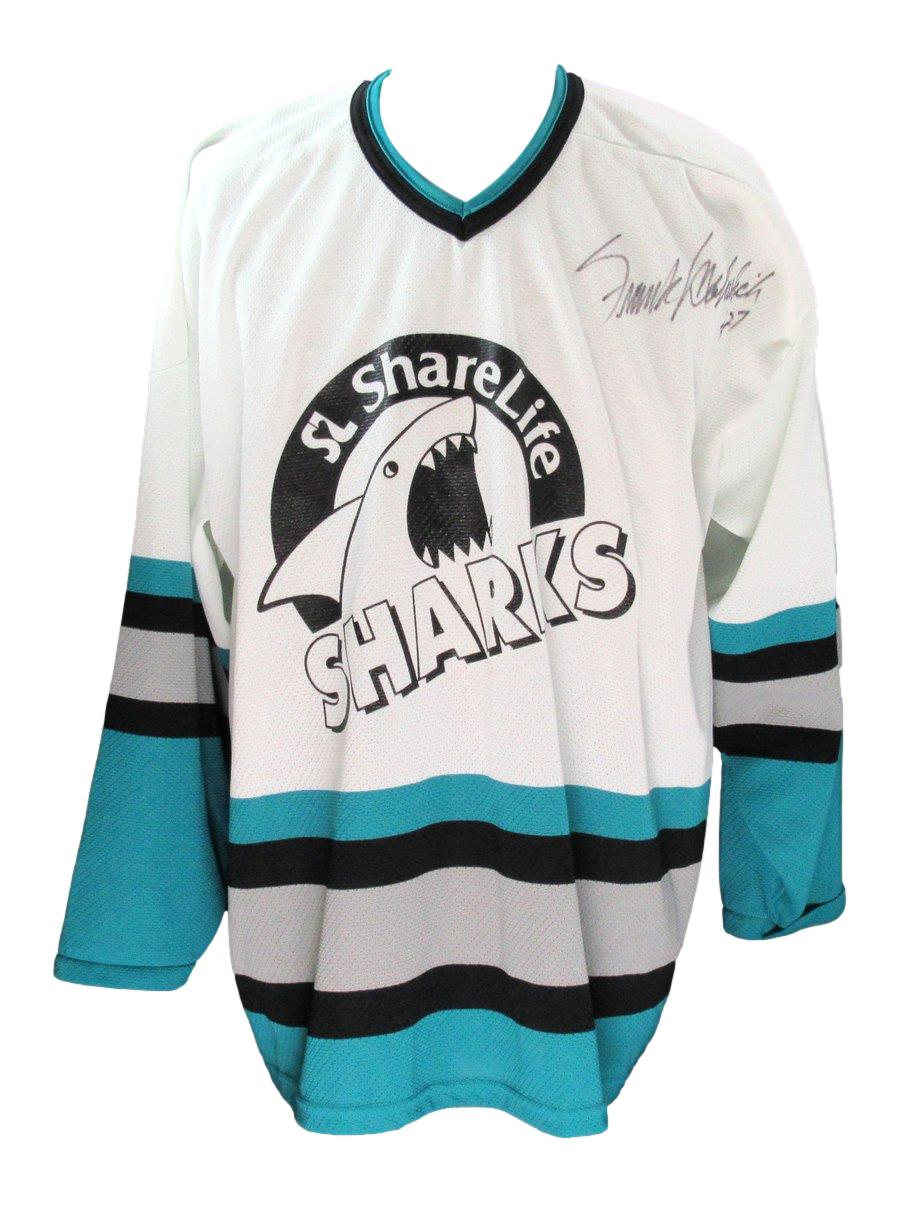 Frank Mahovlich HOF Signed/Autographed CCM Hockey Jersey Sharks JSA 192691