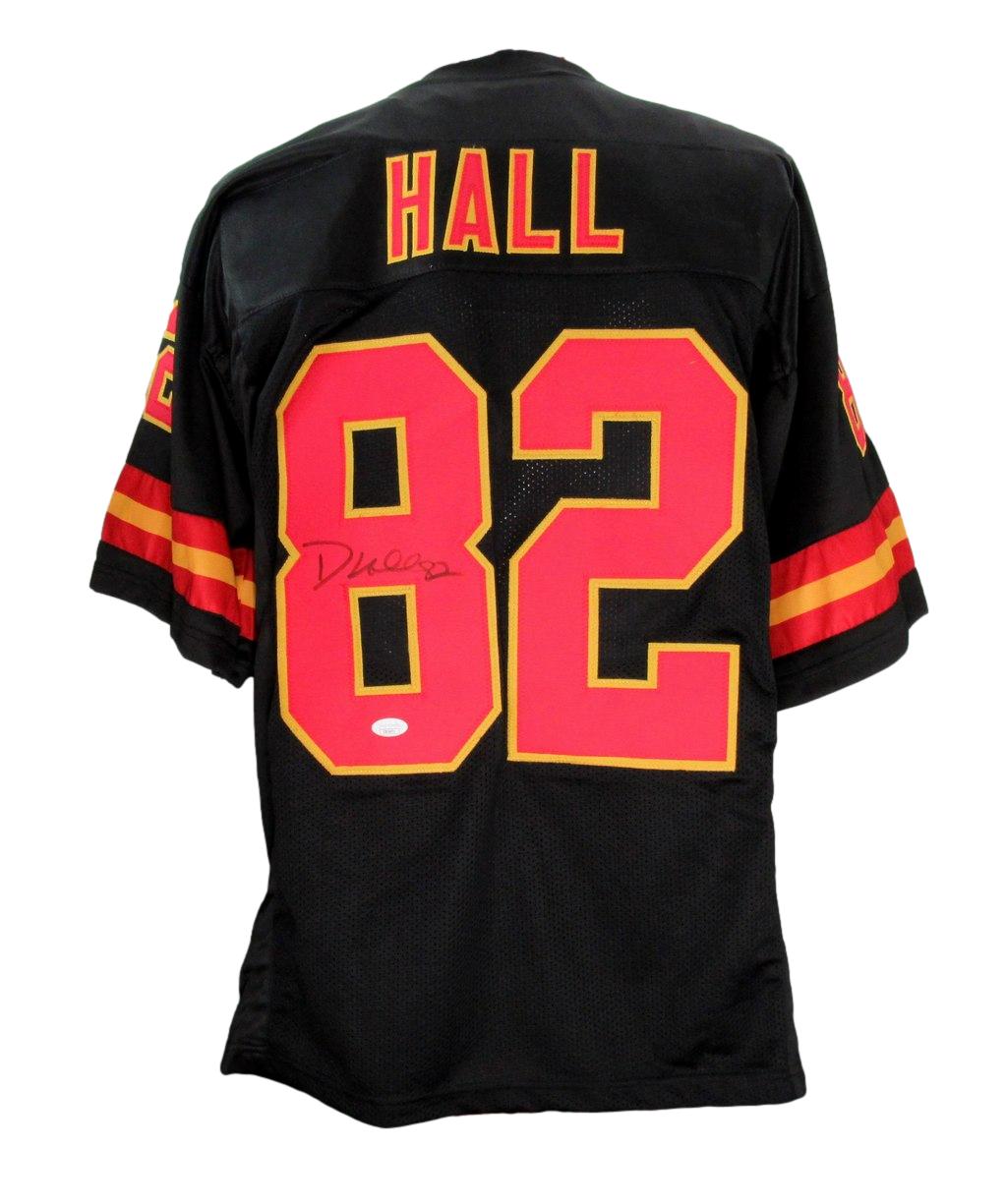 Dante Hall Signed/Auto Black Custom Football Jersey KC Chiefs JSA 193582
