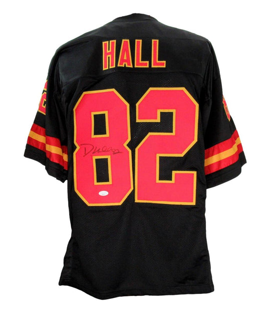 Dante Hall Signed/Auto Black Custom Football Jersey KC Chiefs JSA 193582