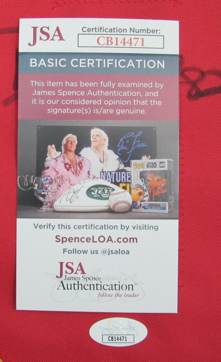 Dante Hall Signed/Auto Black Custom Football Jersey KC Chiefs JSA 193582