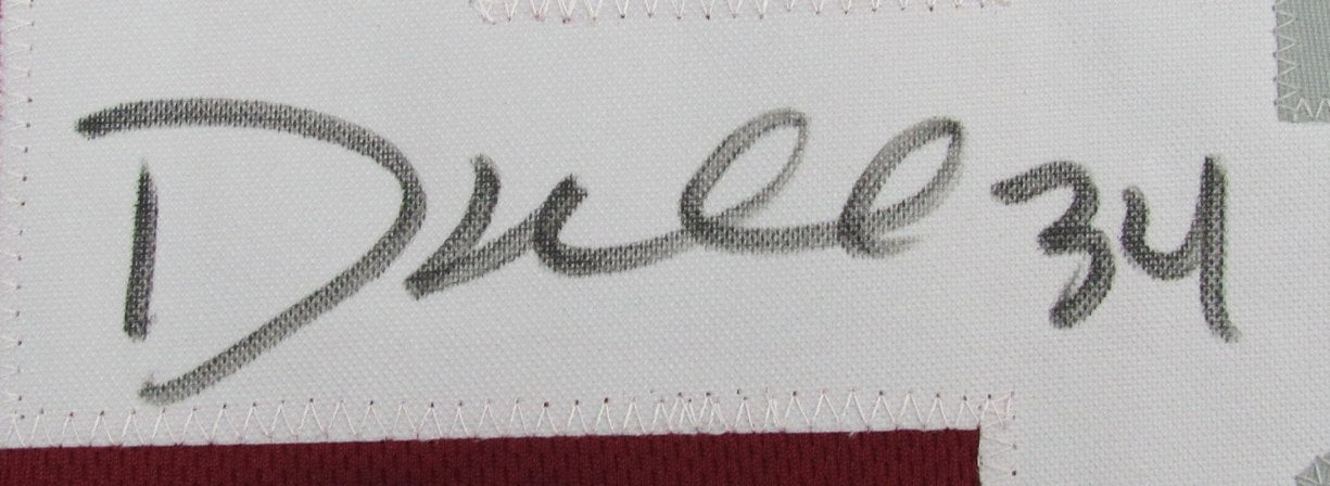 Dante Hall Signed/Auto Maroon Custom Football Jersey KC Chiefs JSA 193588