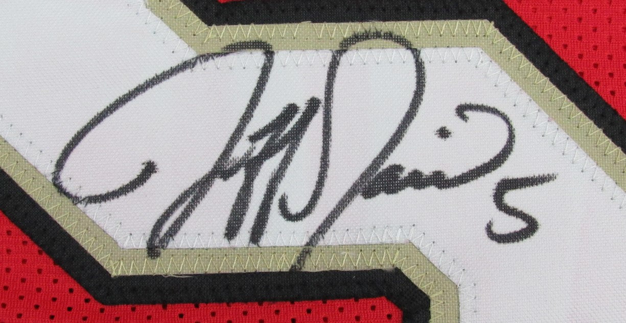 Jeff Garcia Signed/Autographed Red Custom Football Jersey 49ers JSA 193580