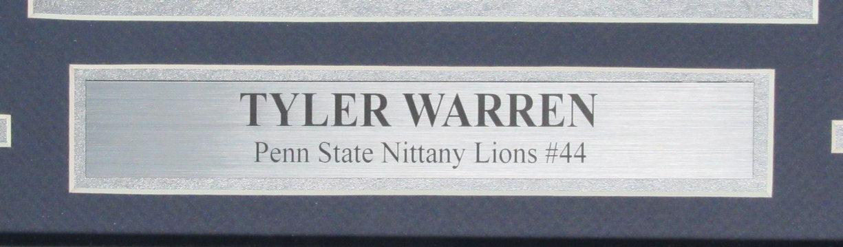 Tyler Warren Signed/Autographed 8x10 Photo Penn State Framed JSA 192724