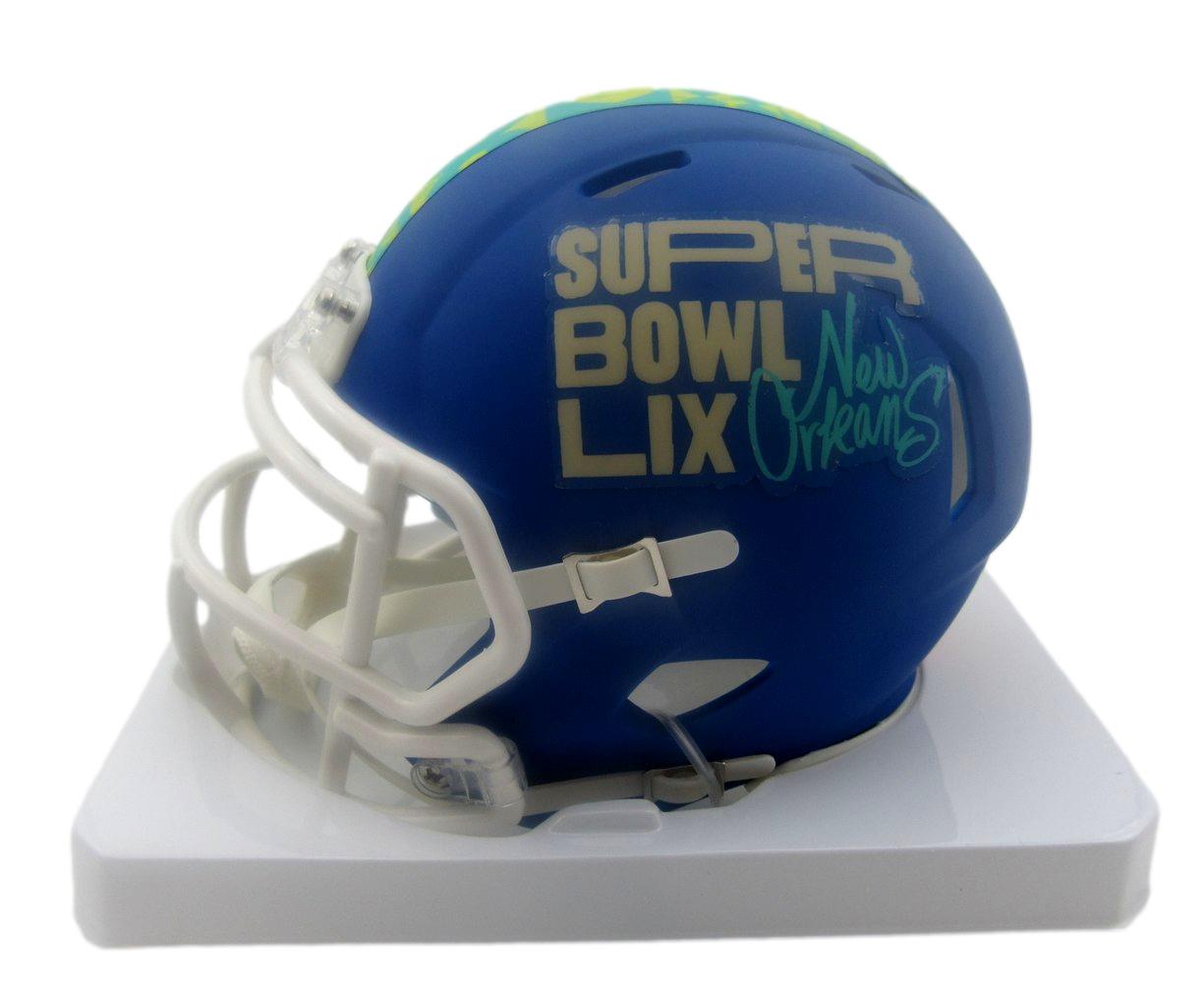 Brandon Graham Signed/Auto Super Bowl 59 Mini Helmet Eagles Beckett 193646