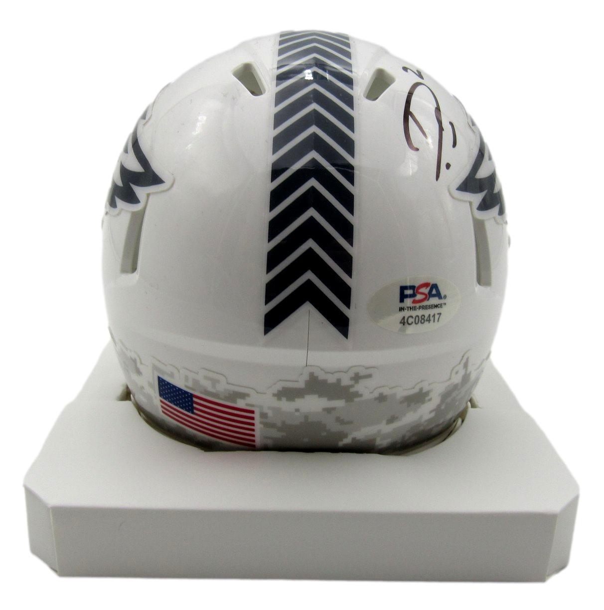 Darius Slay Signed/Auto Salute to Service Mini Helmet Eagles PSA/DNA 193657
