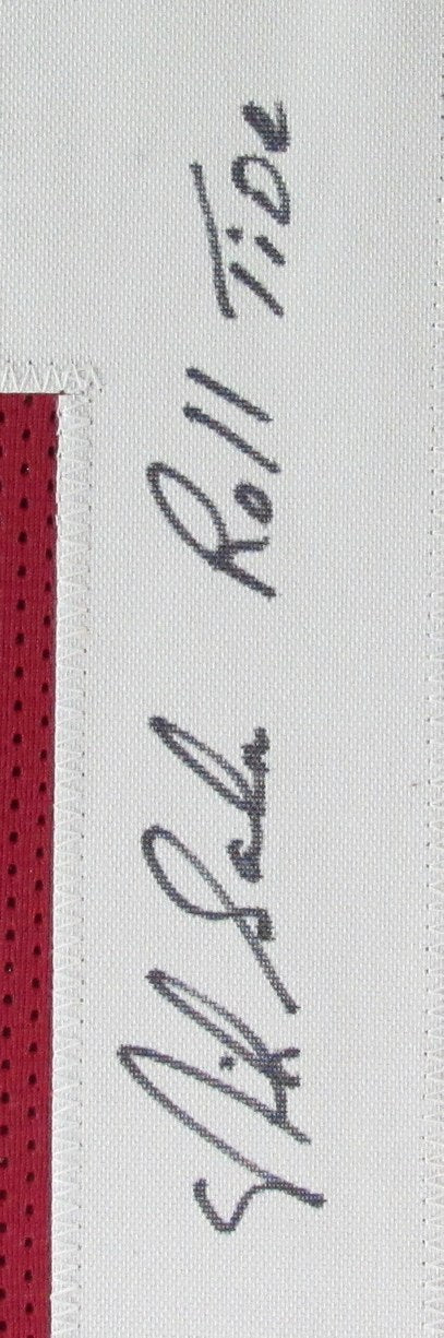 Nick Saban Alabama Signed/Auto Football Jersey w/ Photos Framed PSA/DNA 157684