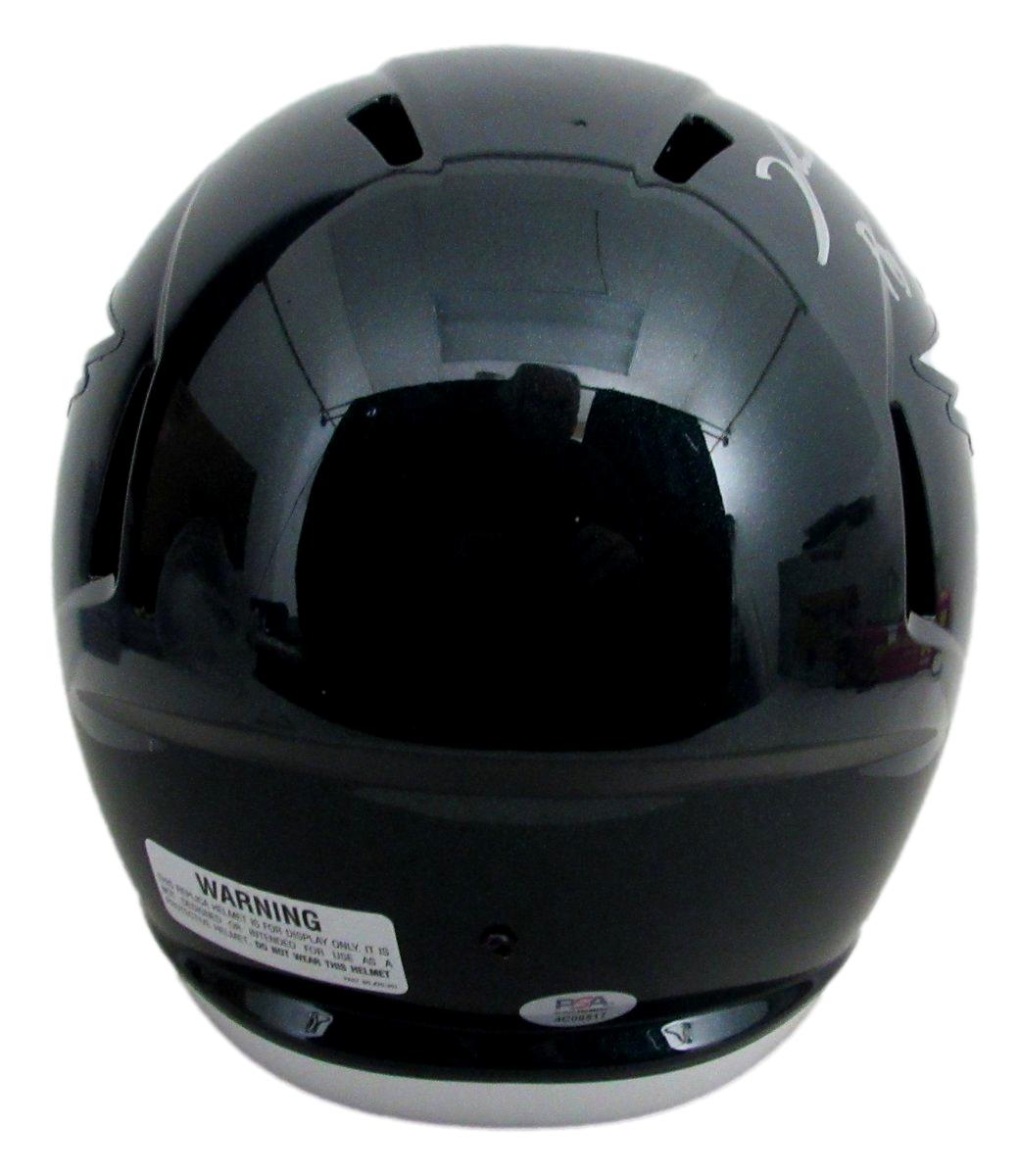 Jalen Carter Signed/Inscr Speed Full Size Replica Helmet Eagles PSA/DNA 193662