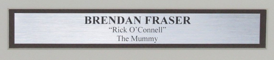 Brendan Fraser Signed "The Mummy" 16x20 Photo Framed Beckett 193530
