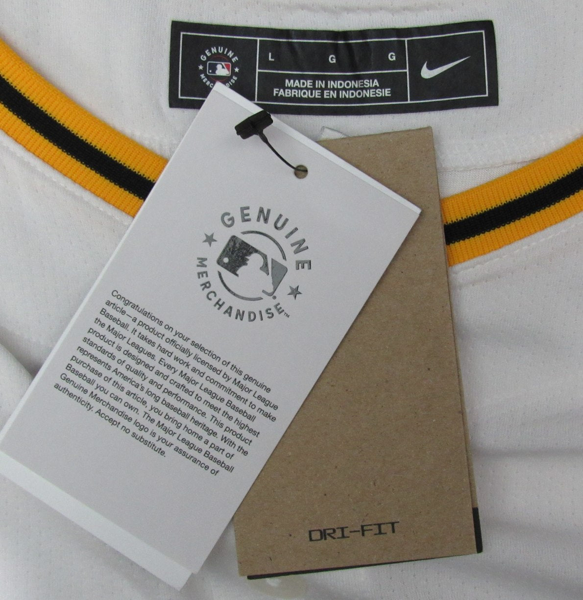 Paul Skenes Pirates Signed/Auto White Nike Baseball Jersey MLB Holo 193531