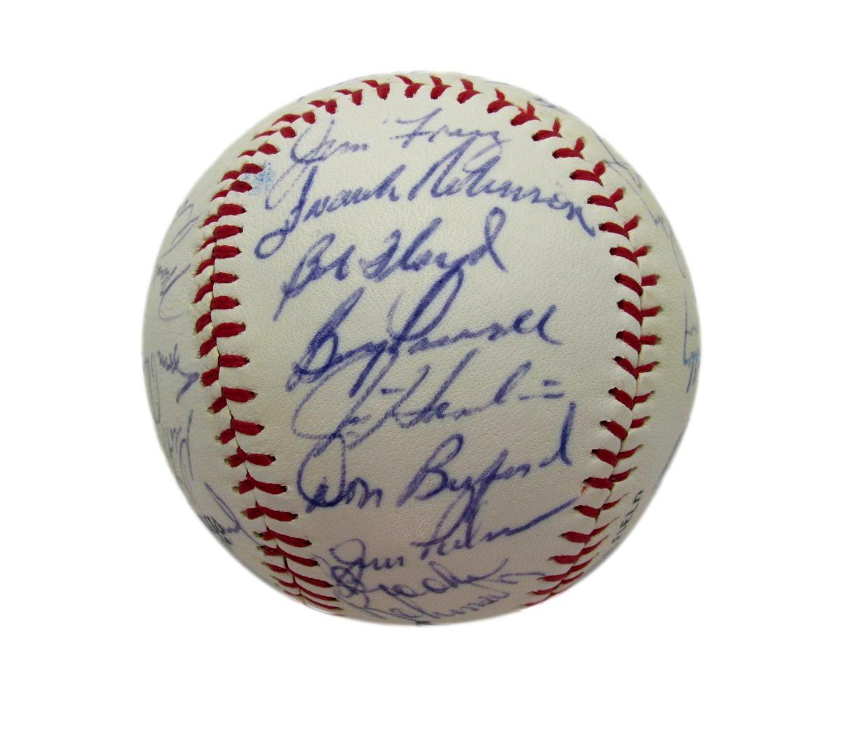 1970 Orioles Team Signed Baseball (27) WS Champs Robinson HOF Palmer HOF 193602