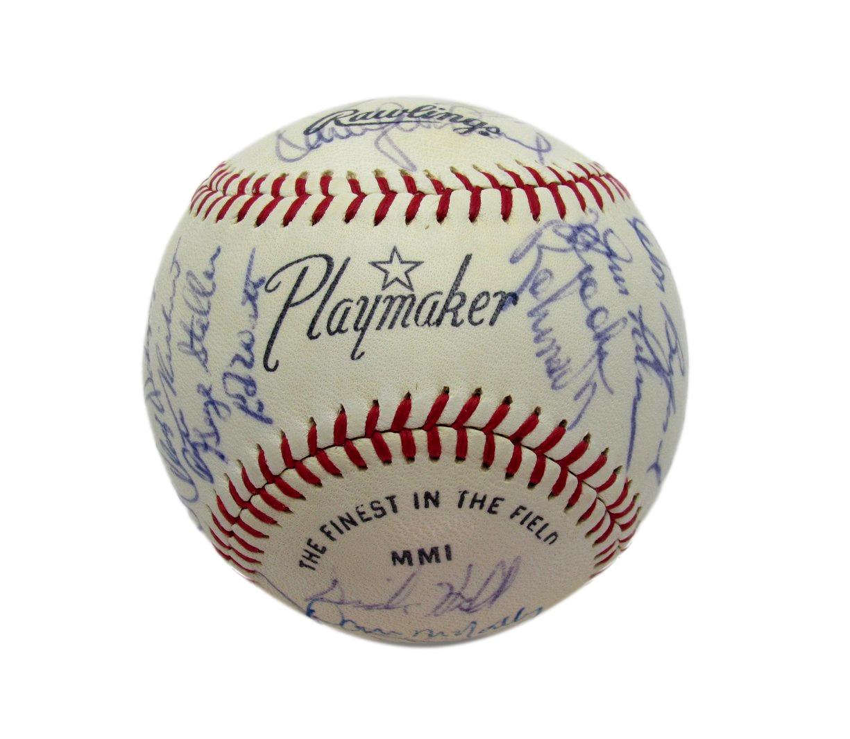 1970 Orioles Team Signed Baseball (27) WS Champs Robinson HOF Palmer HOF 193602