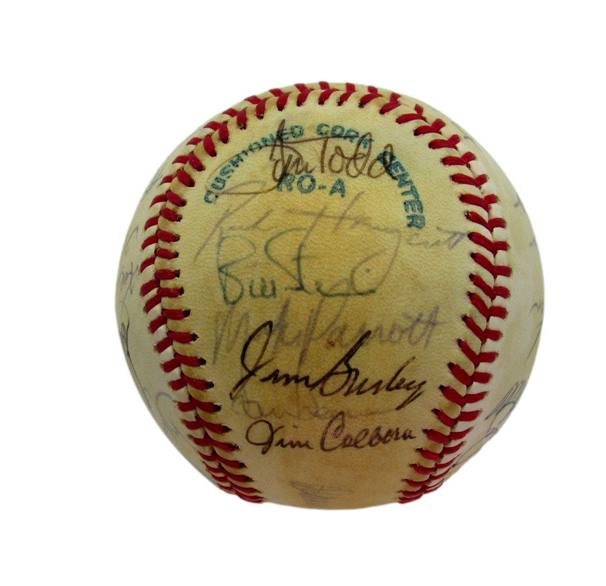 1978 Seattle Mariners Team Signed OAL Baseball (28) Pinson Roberts 193605