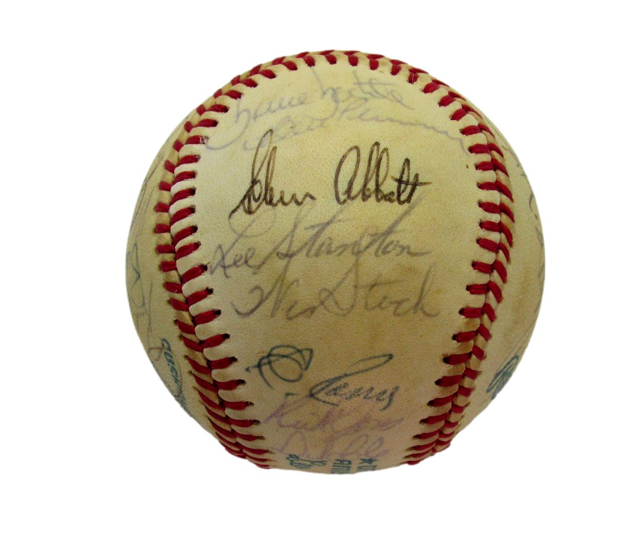 1978 Seattle Mariners Team Signed OAL Baseball (28) Pinson Roberts 193605