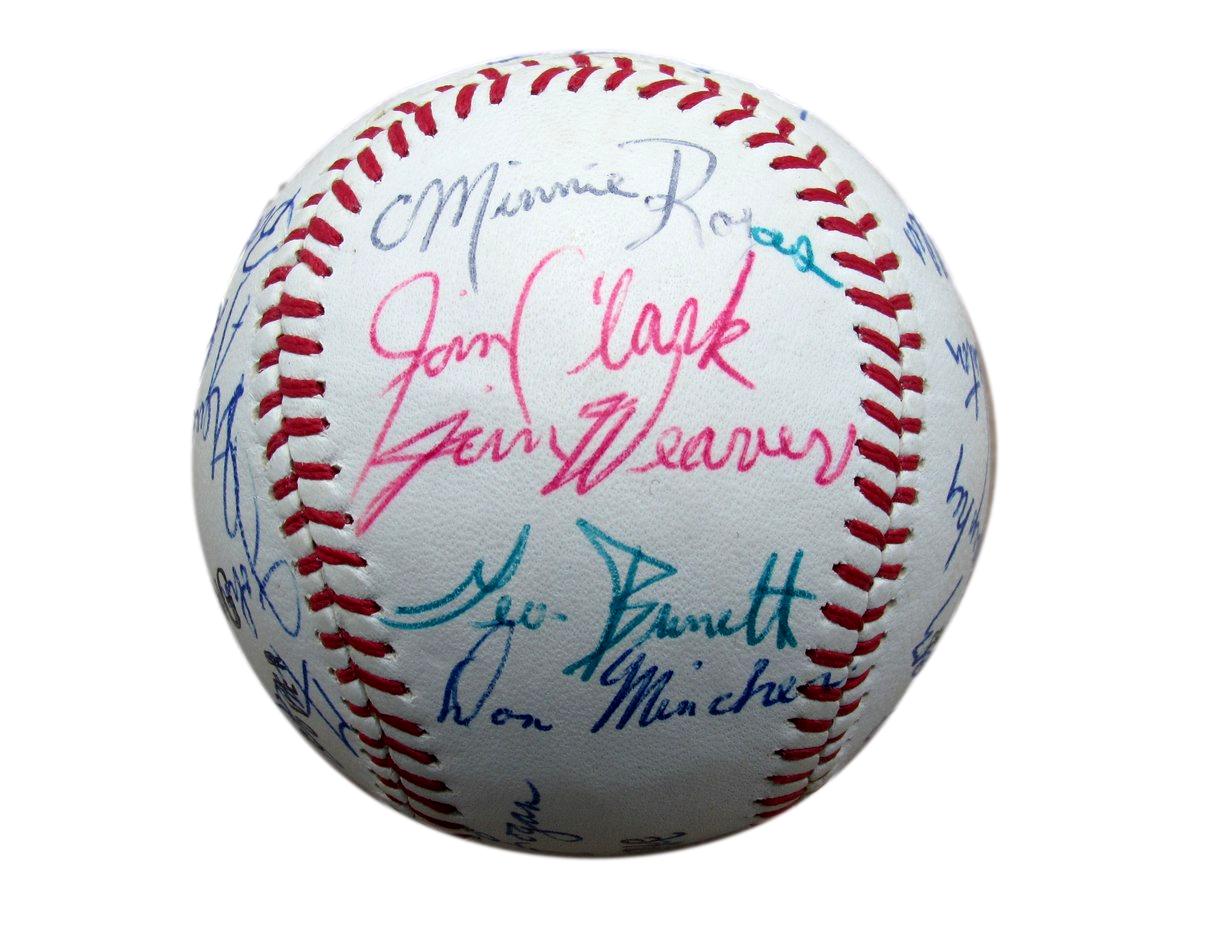 1968 California Angels Team Signed Baseball (23) Don Mincher 193591