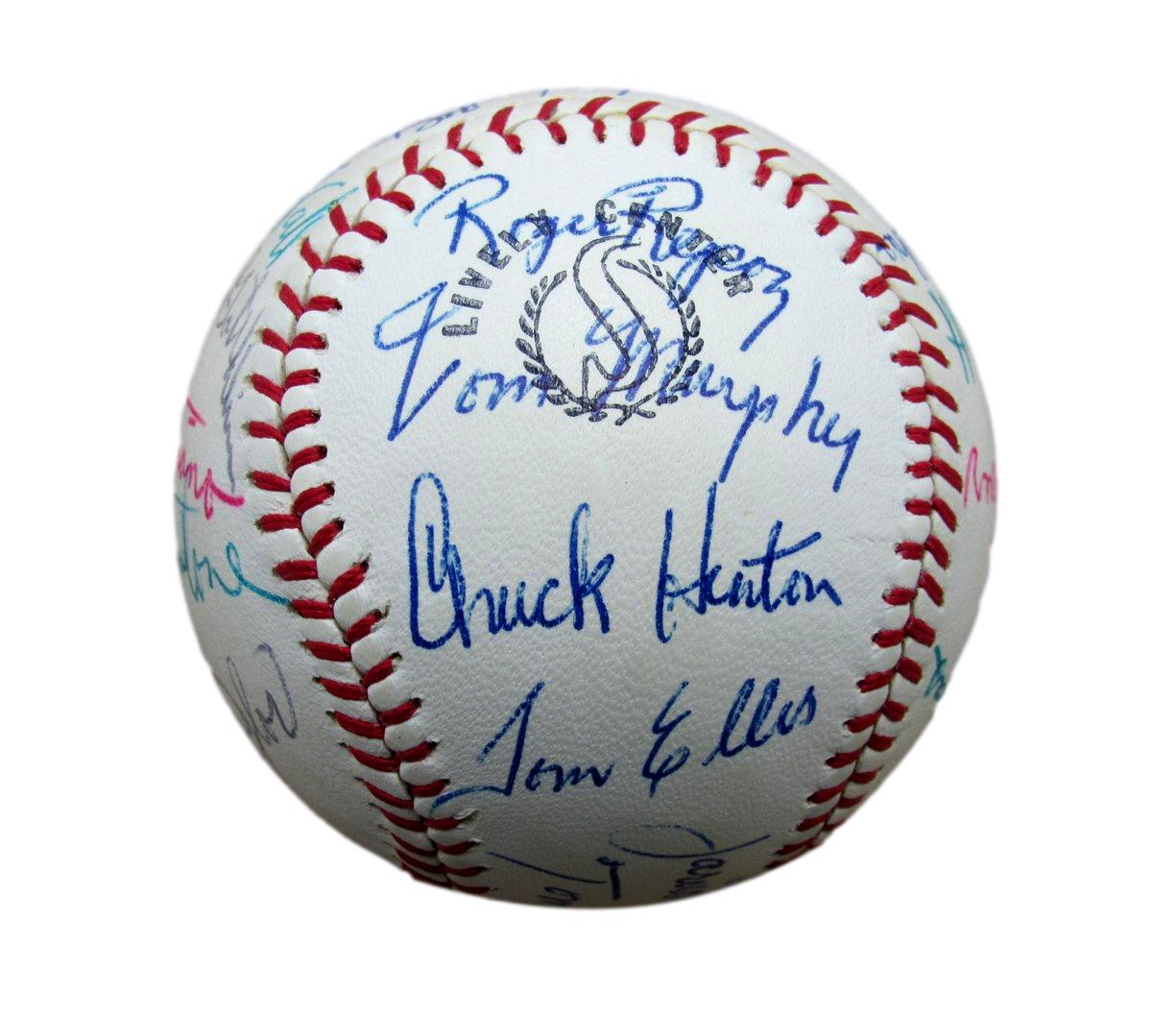 1968 California Angels Team Signed Baseball (23) Don Mincher 193591