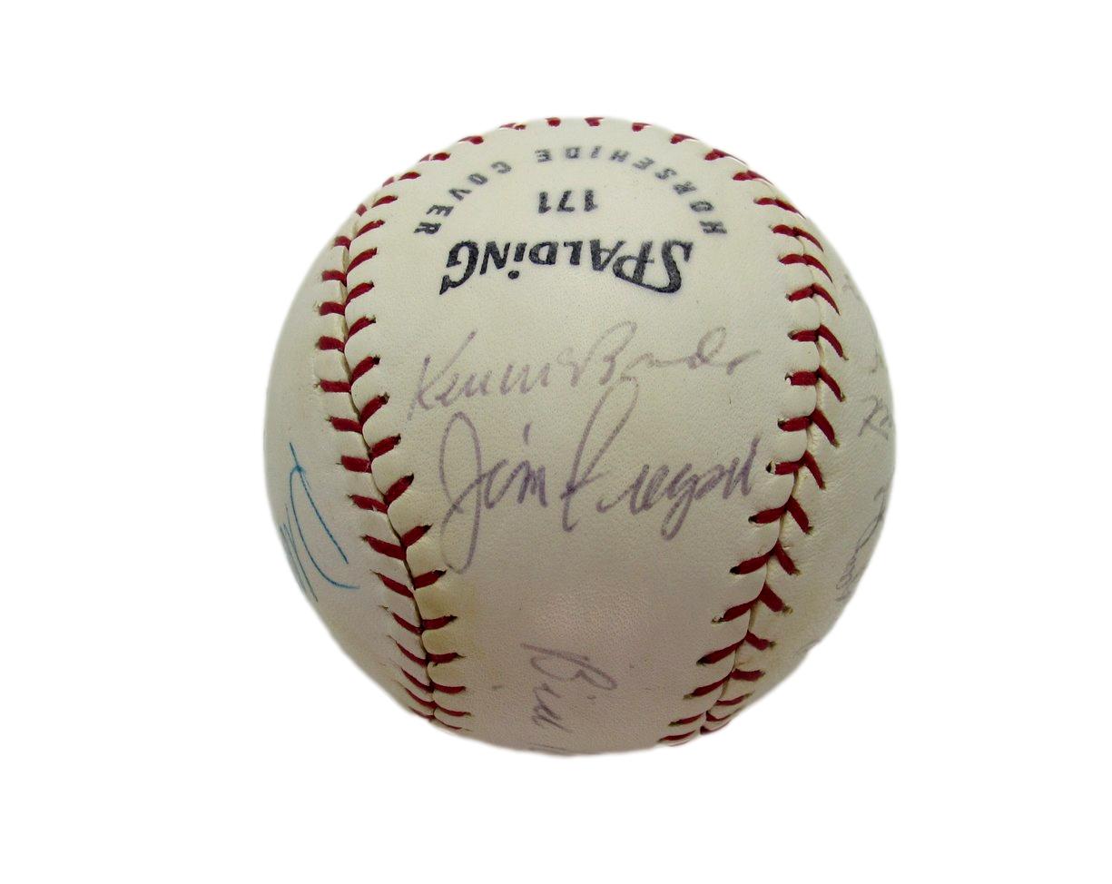 1965 Los Angeles Angels Team Signed Baseball (15) Dean Chance Jim Fregosi 193604
