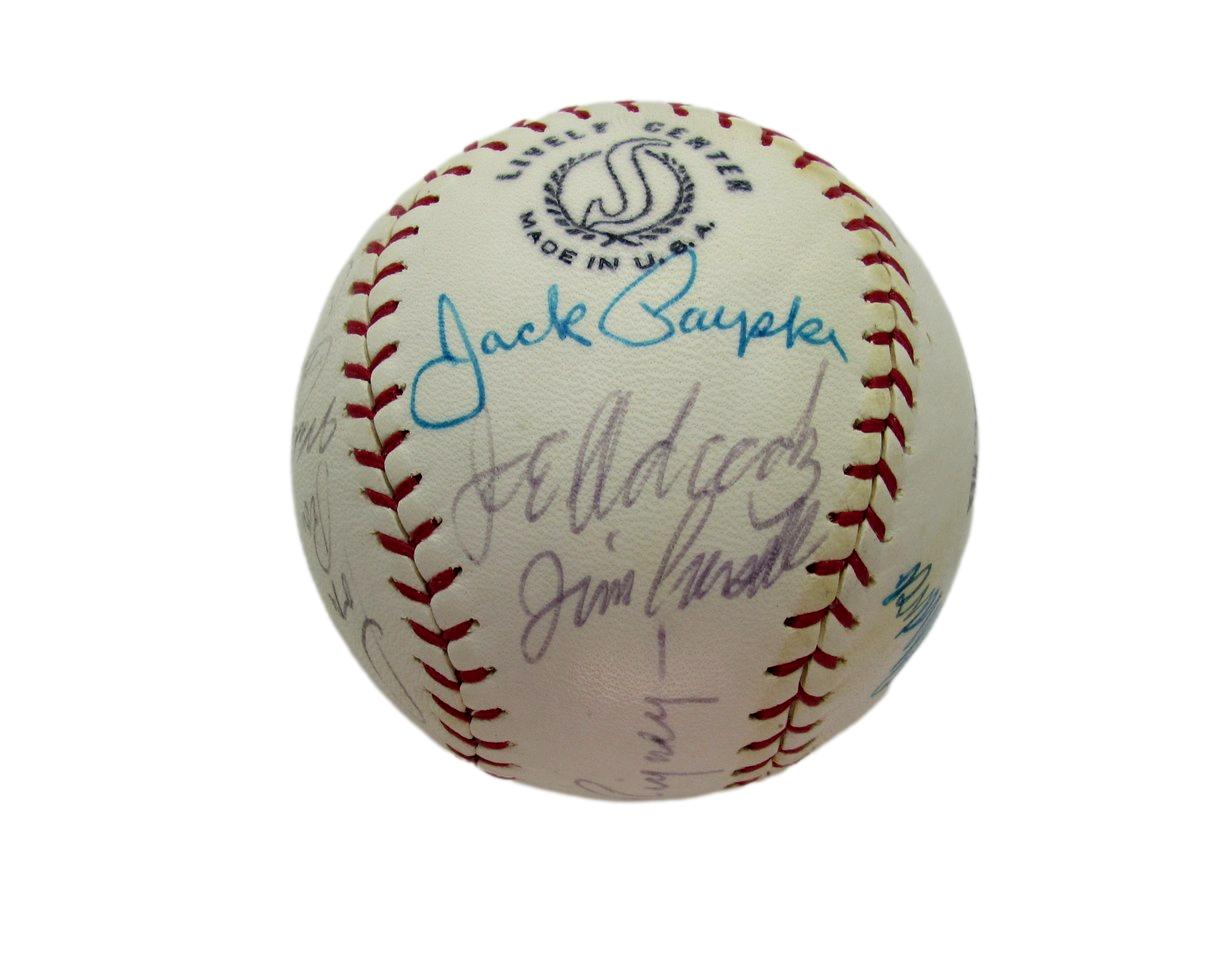 1965 Los Angeles Angels Team Signed Baseball (15) Dean Chance Jim Fregosi 193604