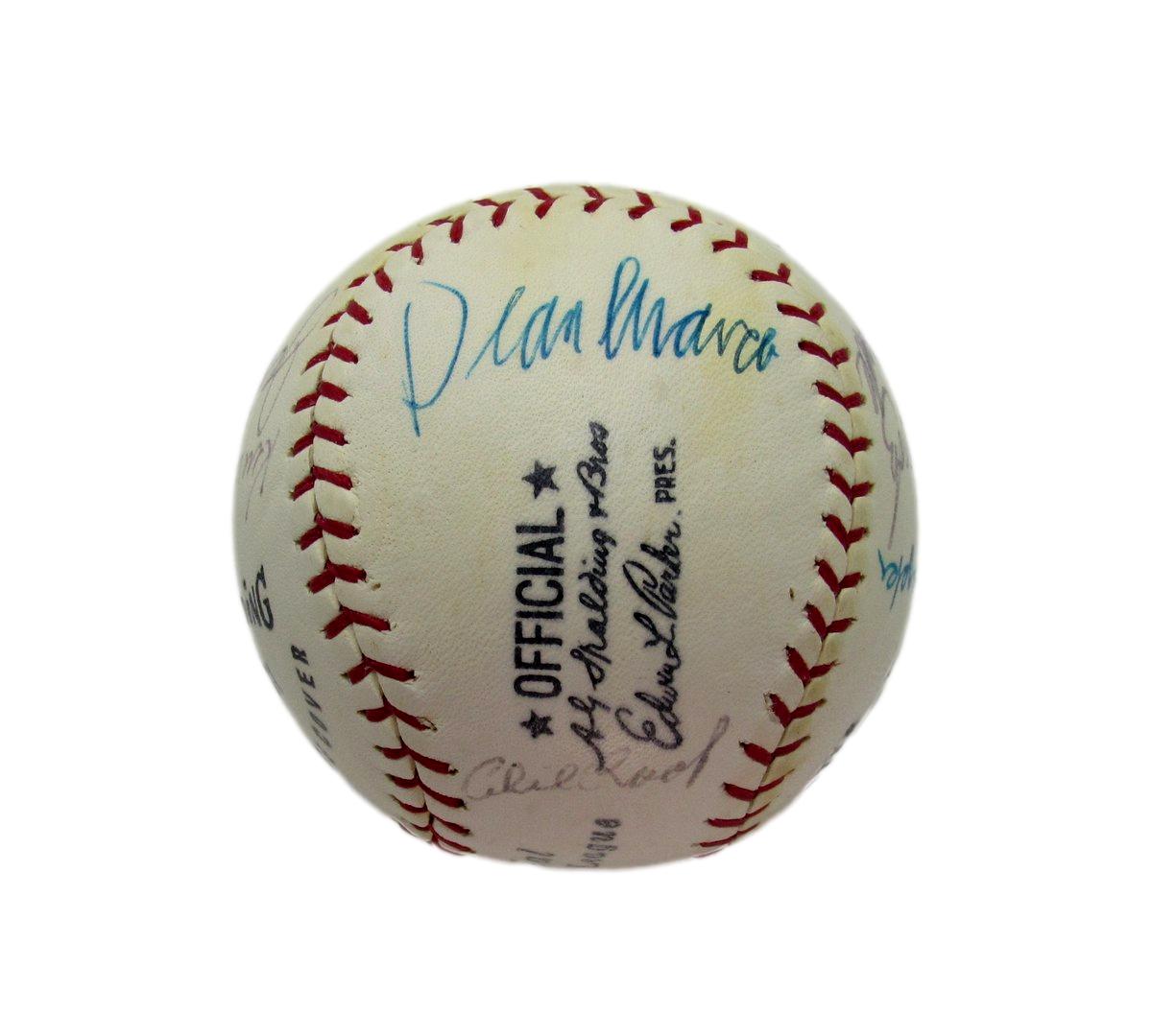 1965 Los Angeles Angels Team Signed Baseball (15) Dean Chance Jim Fregosi 193604